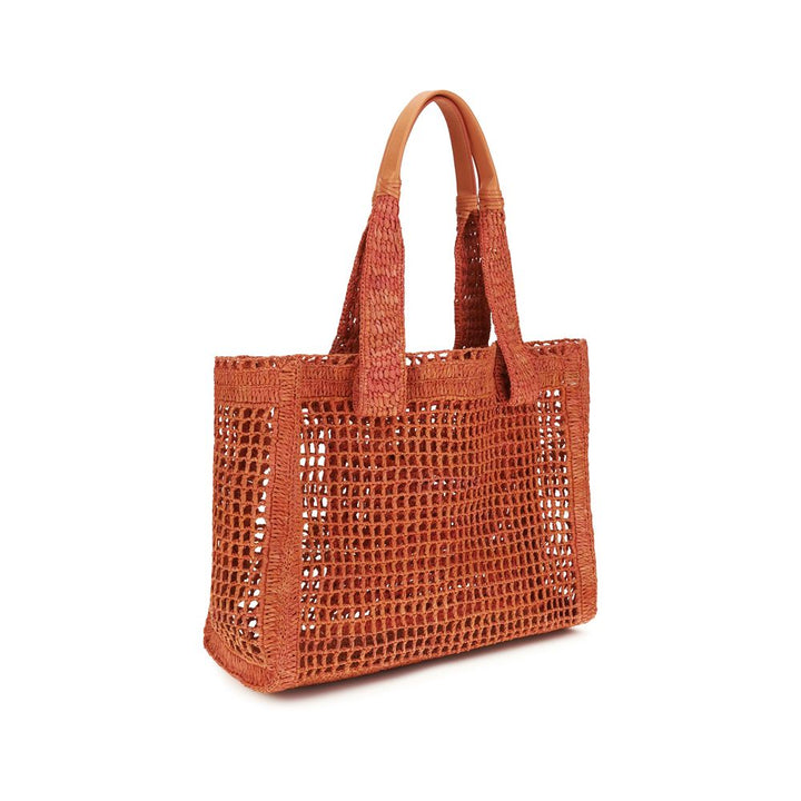 Multicolor Raffia Shoulder Bag Chloé