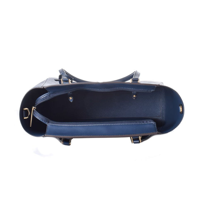 Blue Leather Tote Bag Michael Kors