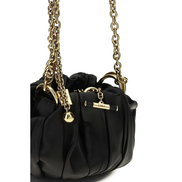 Black Lamb Ovis Aries Aries Shoulder Bag Chloé