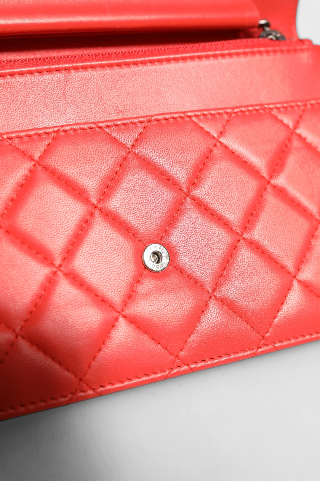 Chanel Boy Wallet on Chain Red Lambskin Chanel