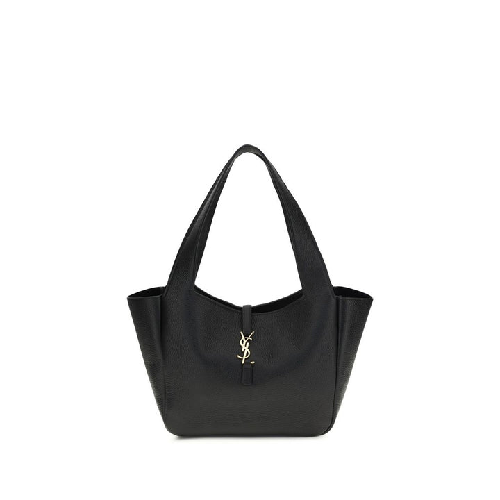Black Other Fibres Shoulder Bag Saint Laurent
