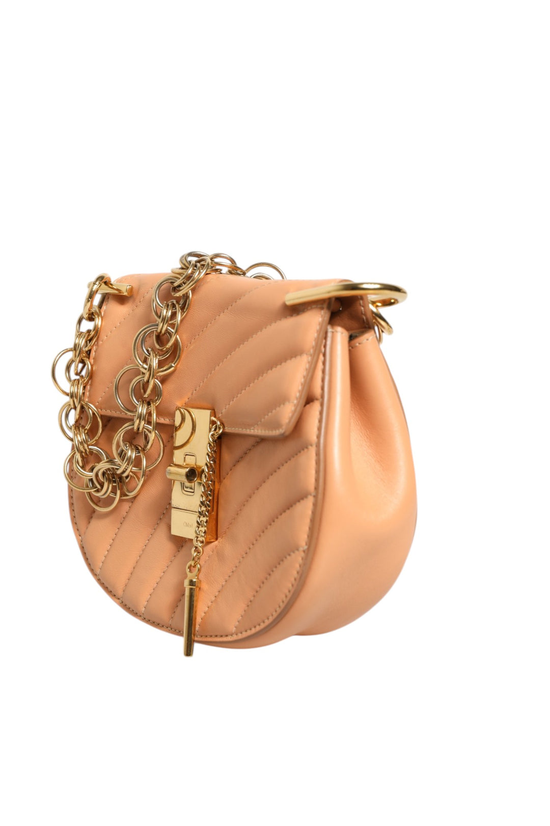 Quilted Calfskin Leather Drew Bijou Shoulder Bag Chloé