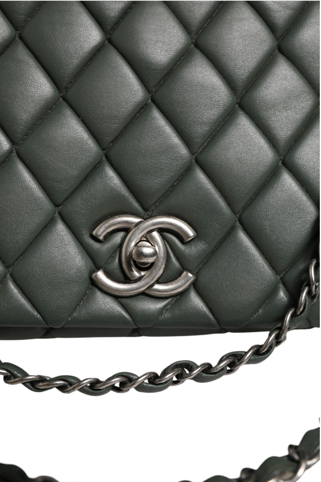 Quilted Lambskin Leather New Bubble Flap Bag Chanel