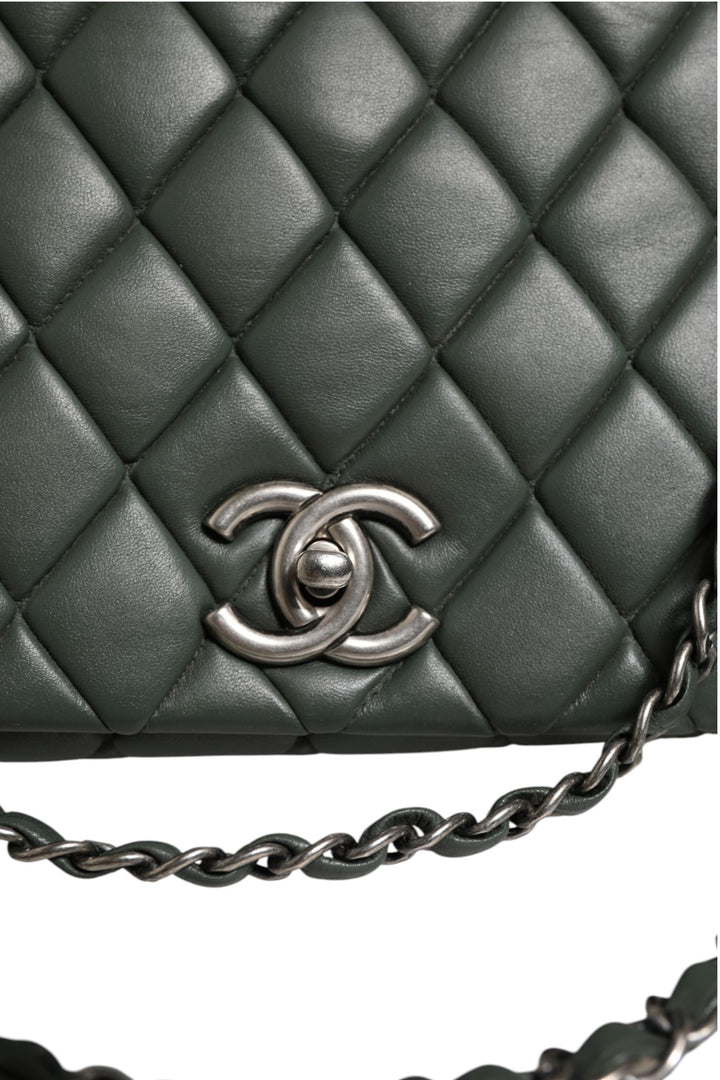 Quilted Lambskin Leather New Bubble Flap Bag Chanel