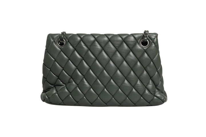 Quilted Lambskin Leather New Bubble Flap Bag Chanel