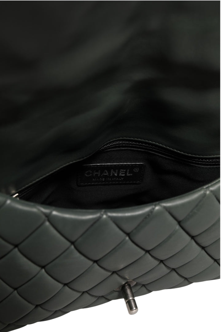 Quilted Lambskin Leather New Bubble Flap Bag Chanel
