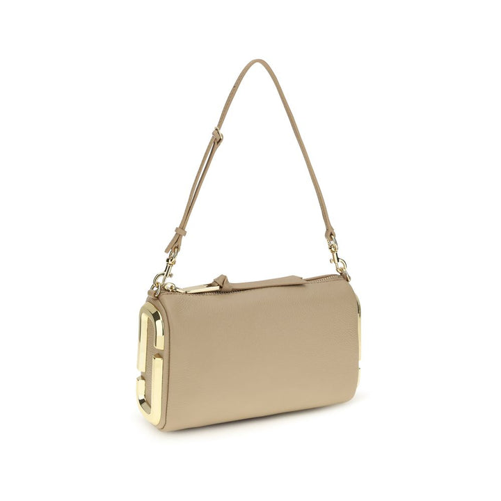 Beige Calf Leather Bos Taurus Shoulder Bag Marc Jacobs
