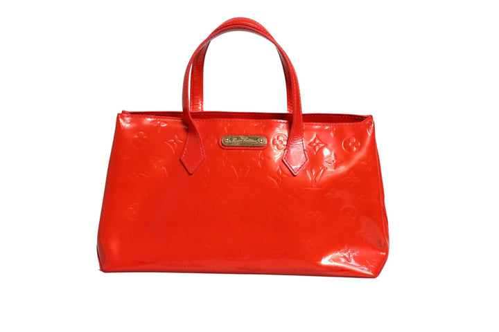 Red Monogram Vernis Wilshire PM Louis Vuitton