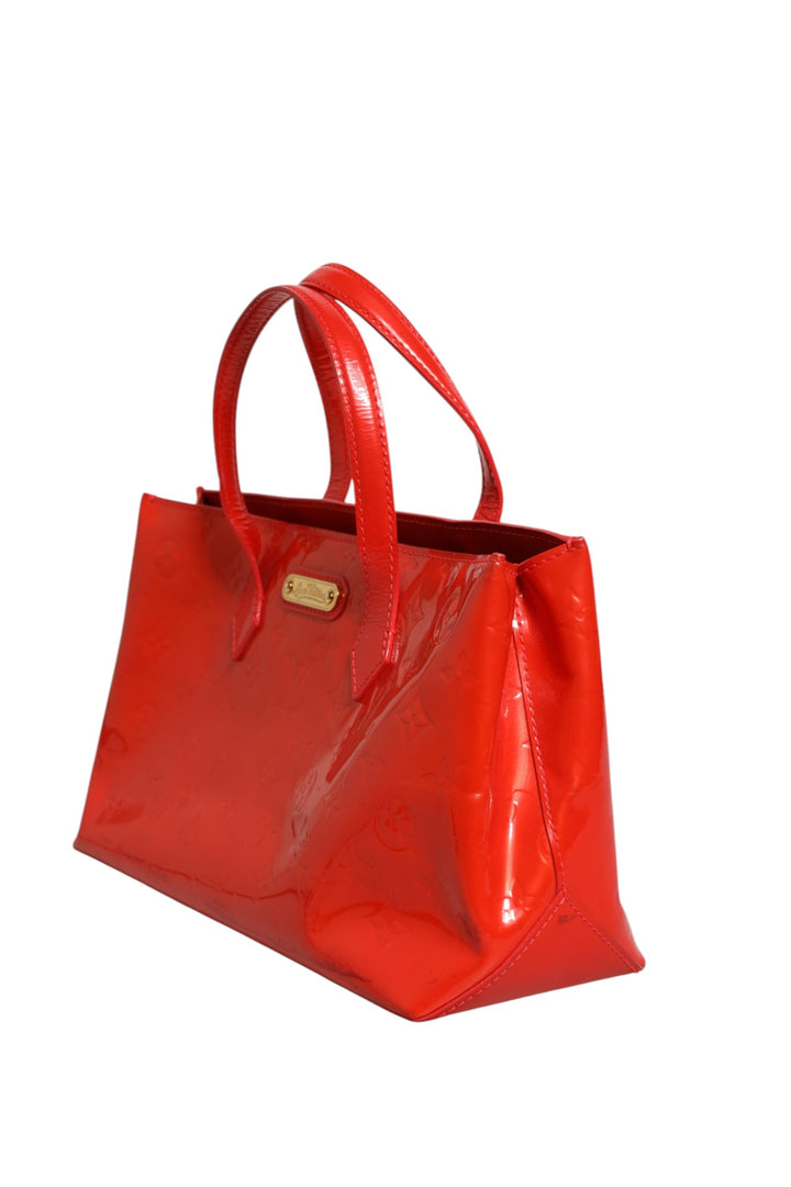 Red Monogram Vernis Wilshire PM Louis Vuitton