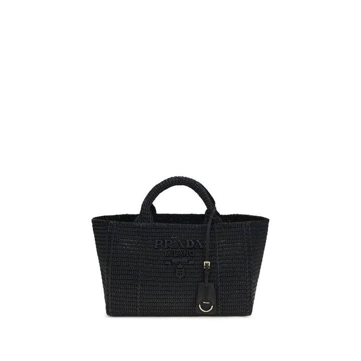 Black Viscose Shoulder Bag Prada