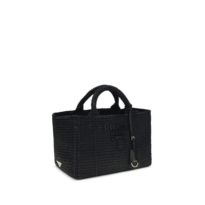 Black Viscose Shoulder Bag Prada