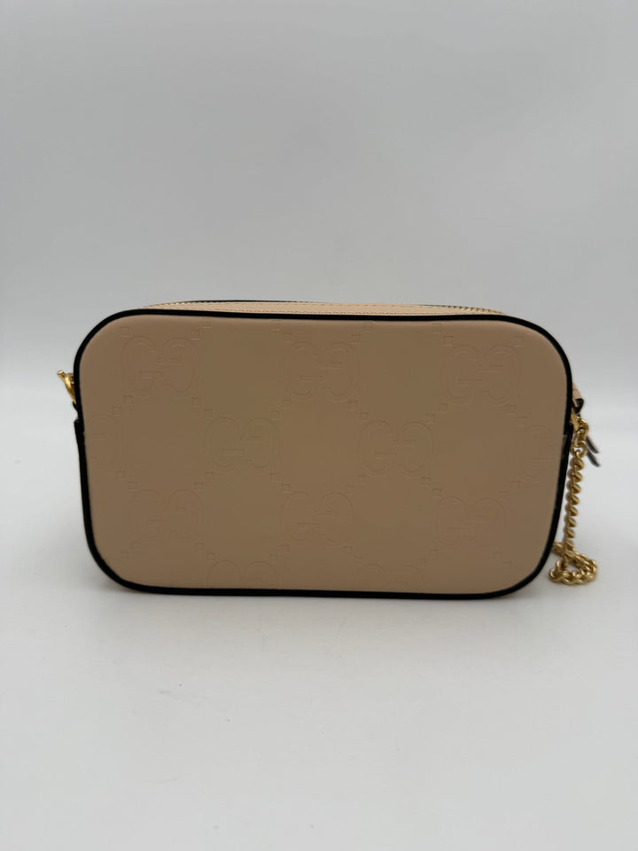 GUCCI GG Jumbo Beige with Front Pocket Shoulder Bag Gucci
