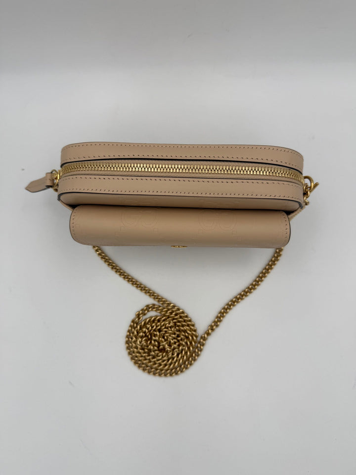 GUCCI GG Jumbo Beige with Front Pocket Shoulder Bag Gucci