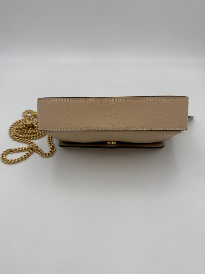 GUCCI GG Jumbo Beige with Front Pocket Shoulder Bag Gucci