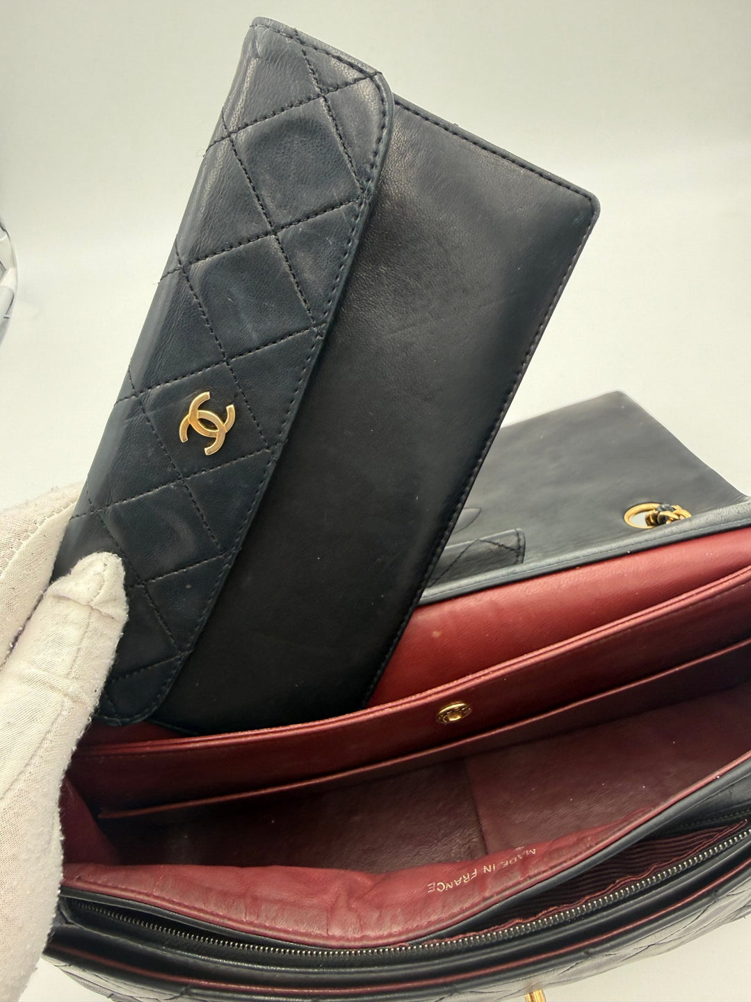 CHANEL Timeless Classic with Removable Pouch Handbag Chanel