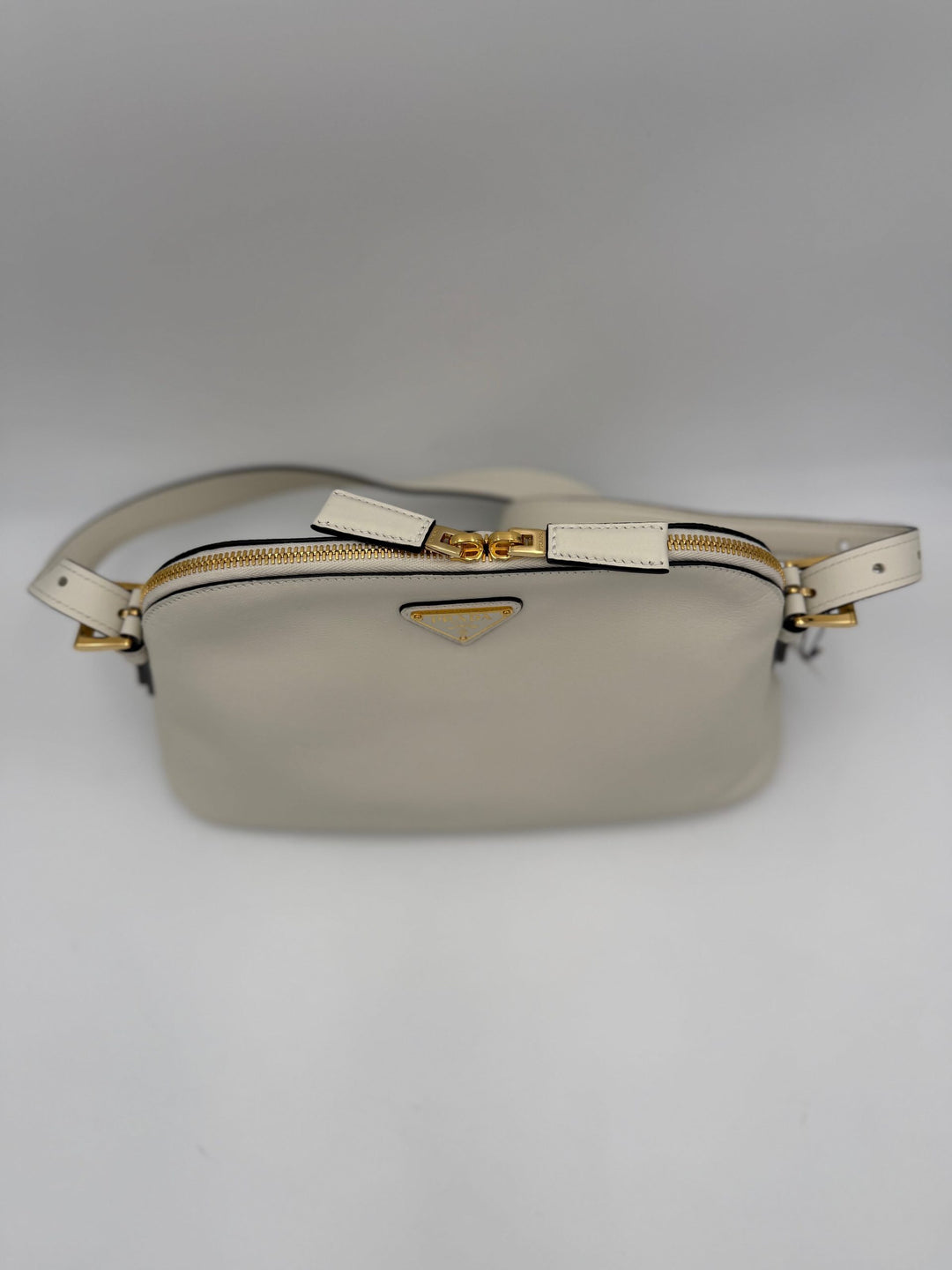 PRADA Bauletto BOWLING in Leather Handbag Prada