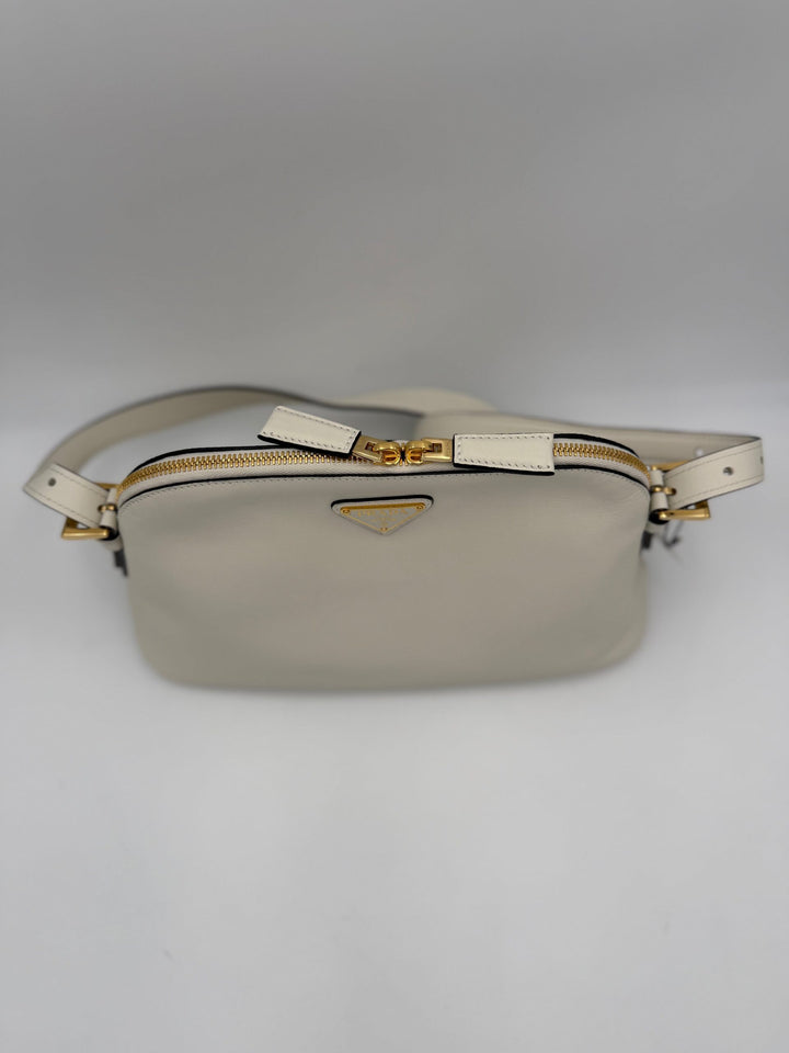 PRADA Bauletto BOWLING in Leather Handbag Prada