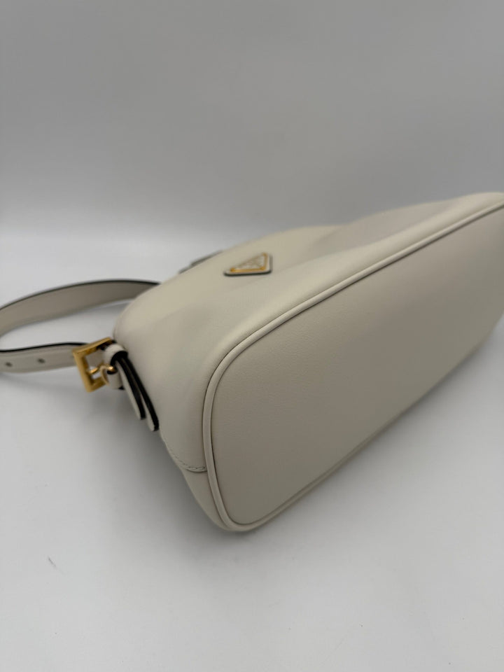 PRADA Bauletto BOWLING in Leather Handbag Prada