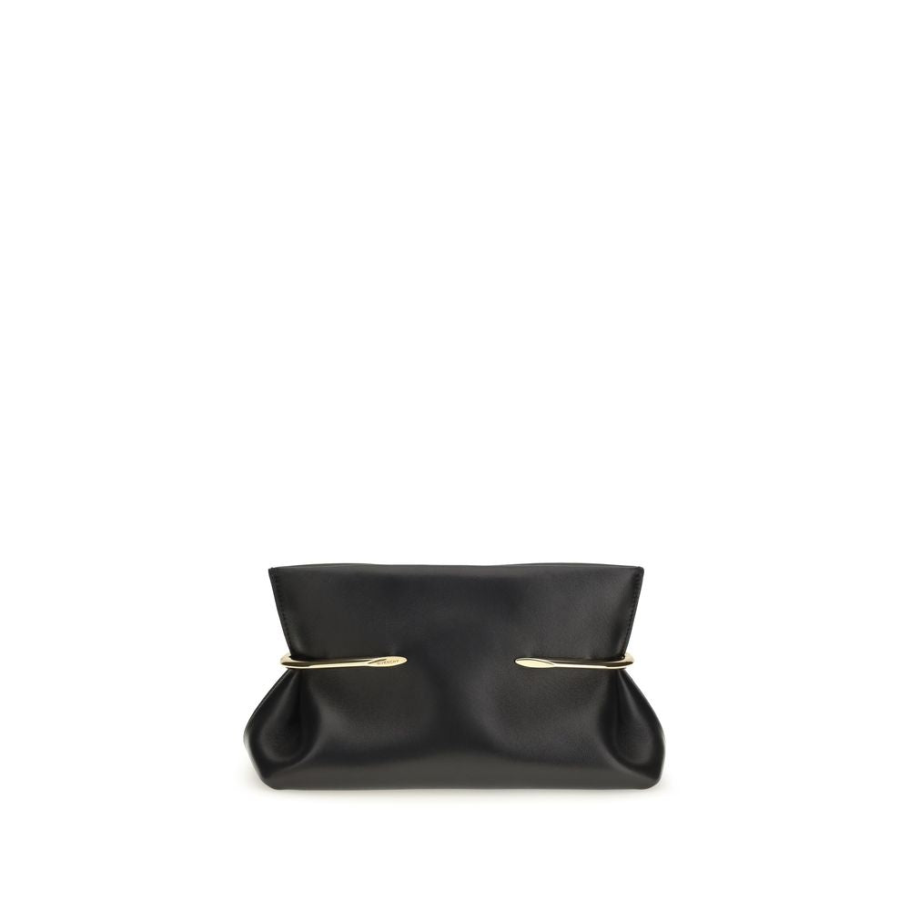 Black Napa Leather / Calf Bos Taurus Clutch Bag Givenchy