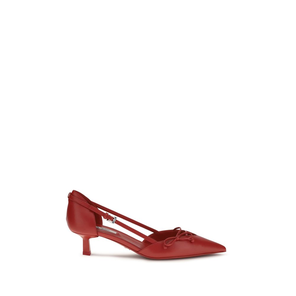 Multicolor Goatskin High Heel Pumps Prada