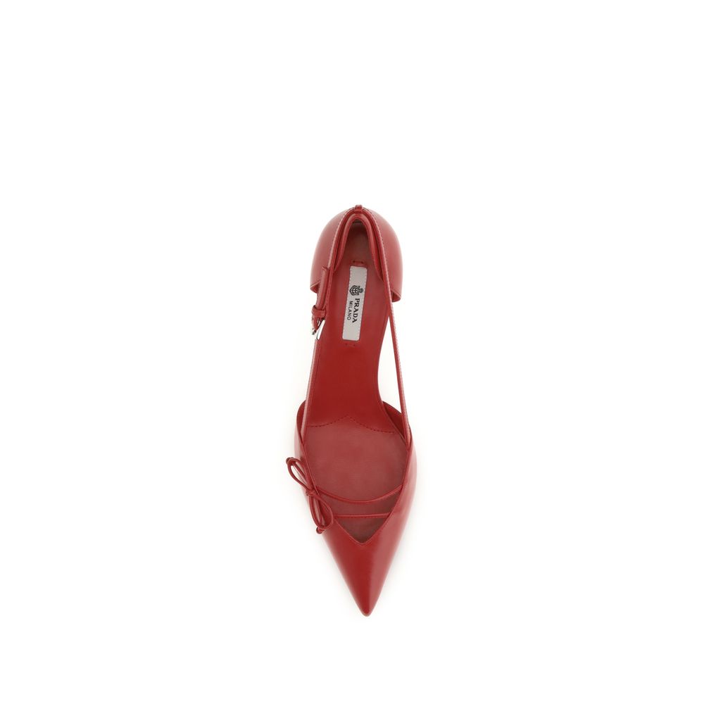 Multicolor Goatskin High Heel Pumps Prada