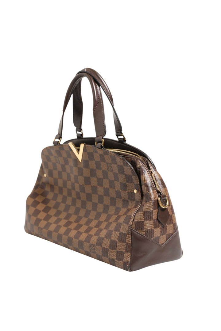 Damier Ebene Kensington Bowling Bag Louis Vuitton