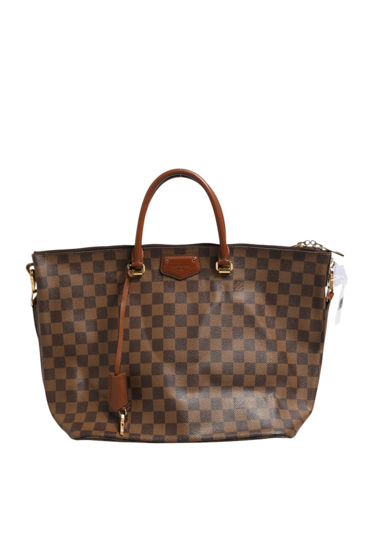 Damier Ebene Belmont Tote Bag Louis Vuitton