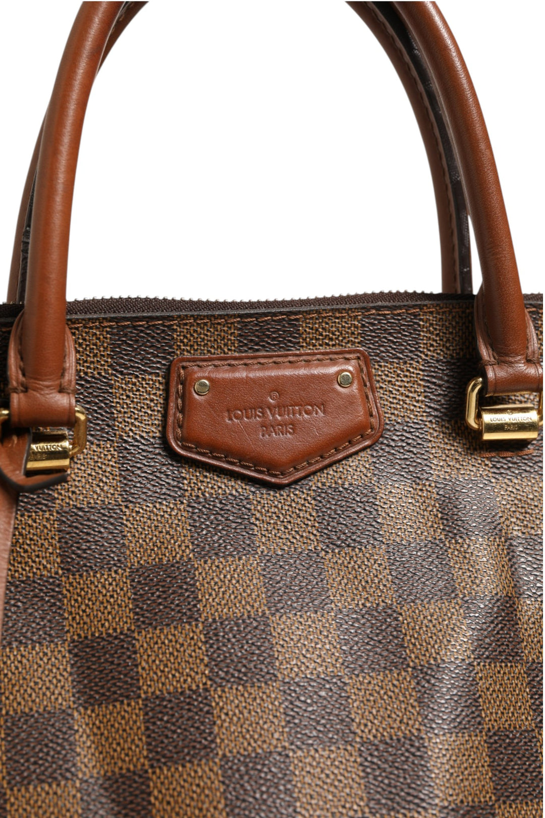 Damier Ebene Belmont Tote Bag Louis Vuitton