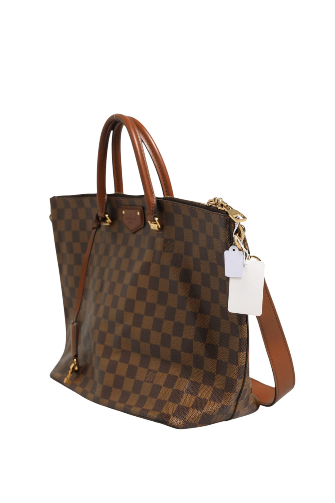 Damier Ebene Belmont Tote Bag Louis Vuitton