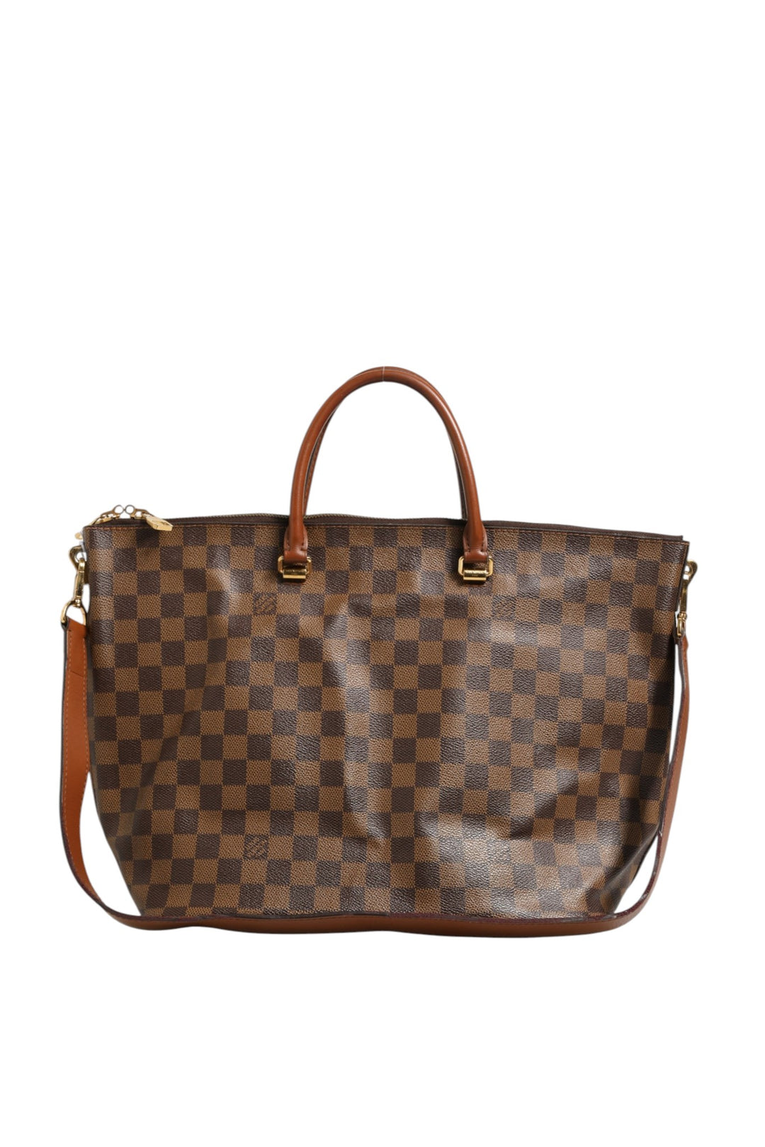 Damier Ebene Belmont Tote Bag Louis Vuitton