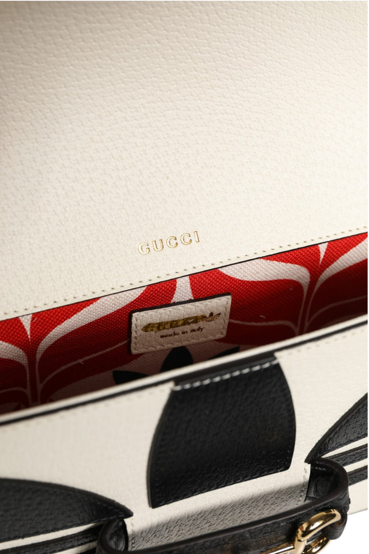 Gucci x Adidas Horsebit 1955 Shoulder Bag Black/White Gucci