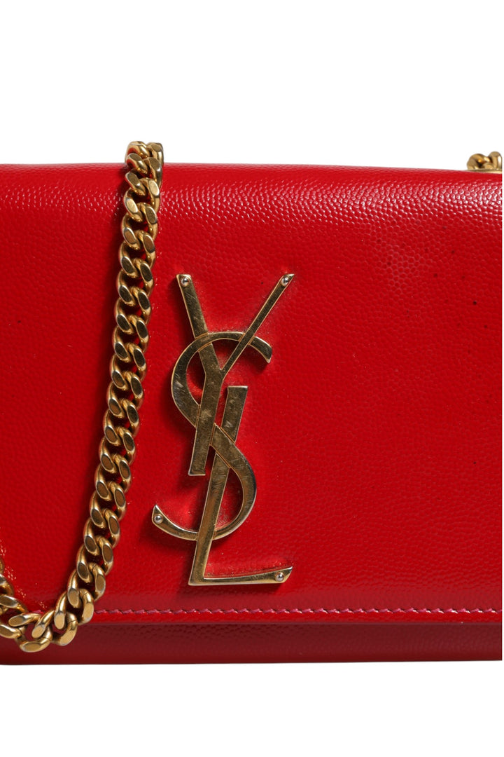 Kate Red Leather Crossbody Bag Saint Laurent