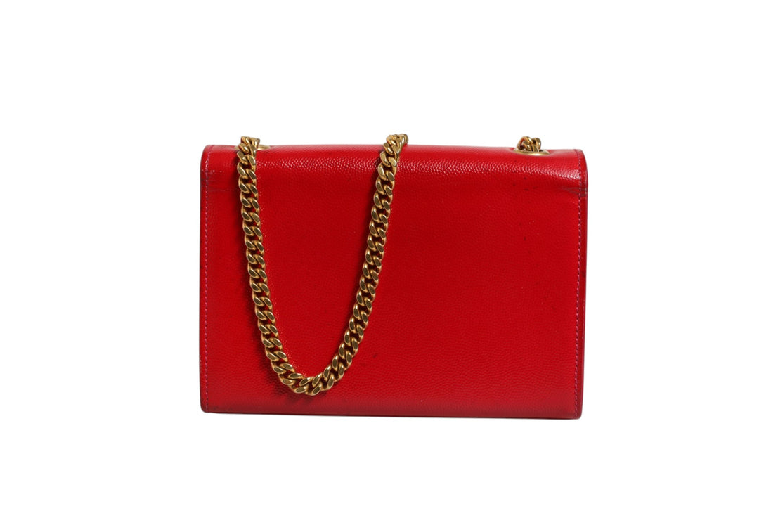 Kate Red Leather Crossbody Bag Saint Laurent