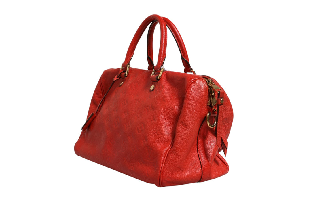 Red Monogram Empreinte Speedy Bandouliere 30 Louis Vuitton