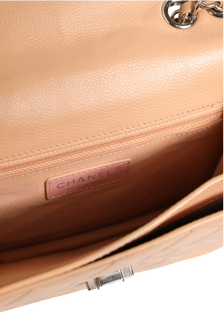 Goatskin Quilted Small CC Box Flap Bag Chanel