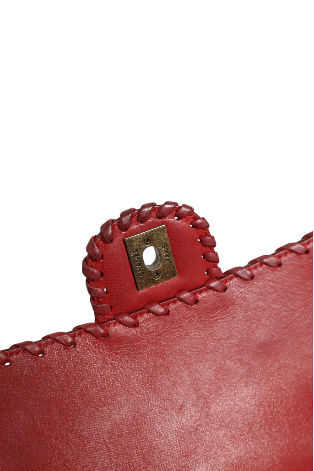 Mini Flap Bag Lambskin Braided Calfskin Gold Tone Metal Chanel