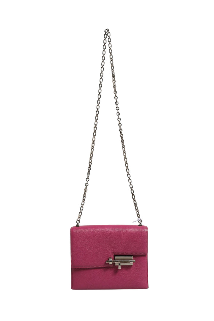 Mini Verrou Chaine Bag Chevre Mysore Magnolia Hermès