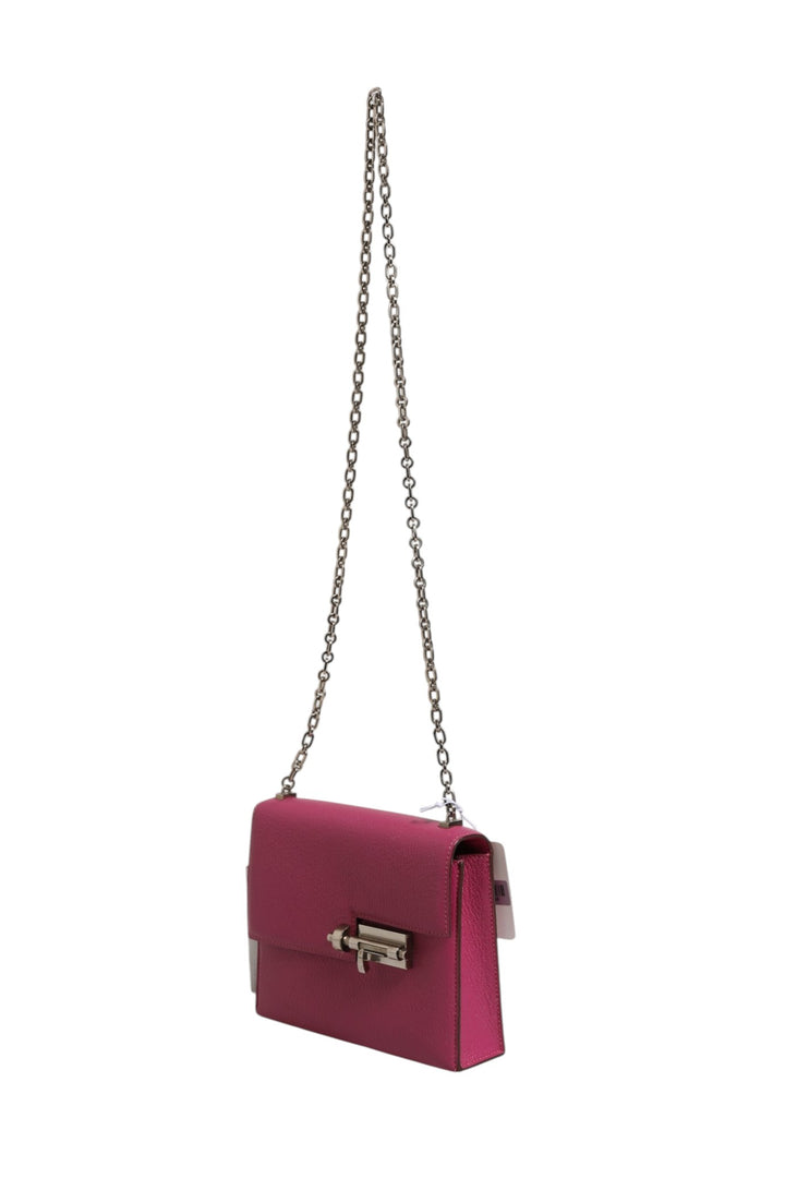 Mini Verrou Chaine Bag Chevre Mysore Magnolia Hermès