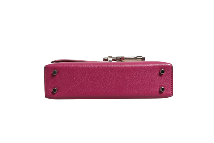 Mini Verrou Chaine Bag Chevre Mysore Magnolia Hermès