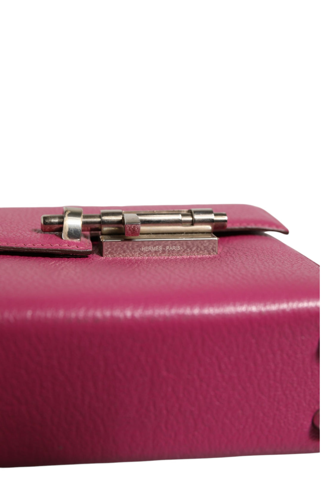 Mini Verrou Chaine Bag Chevre Mysore Magnolia Hermès