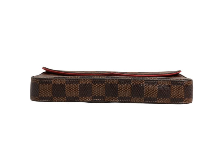Damier Ebene Pochette Felice Chain Wallet Louis Vuitton