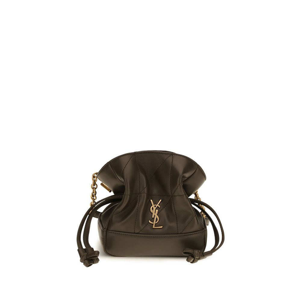 Bicolor Lamb Ovis Aries Aries Clutch Bag Saint Laurent