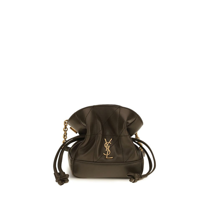 Bicolor Lamb Ovis Aries Aries Clutch Bag Saint Laurent