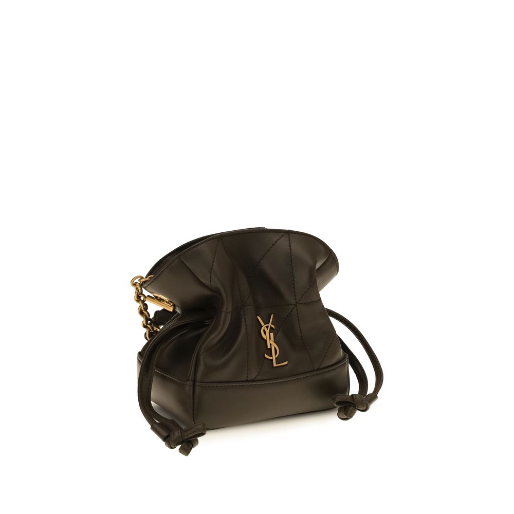 Bicolor Lamb Ovis Aries Aries Clutch Bag Saint Laurent