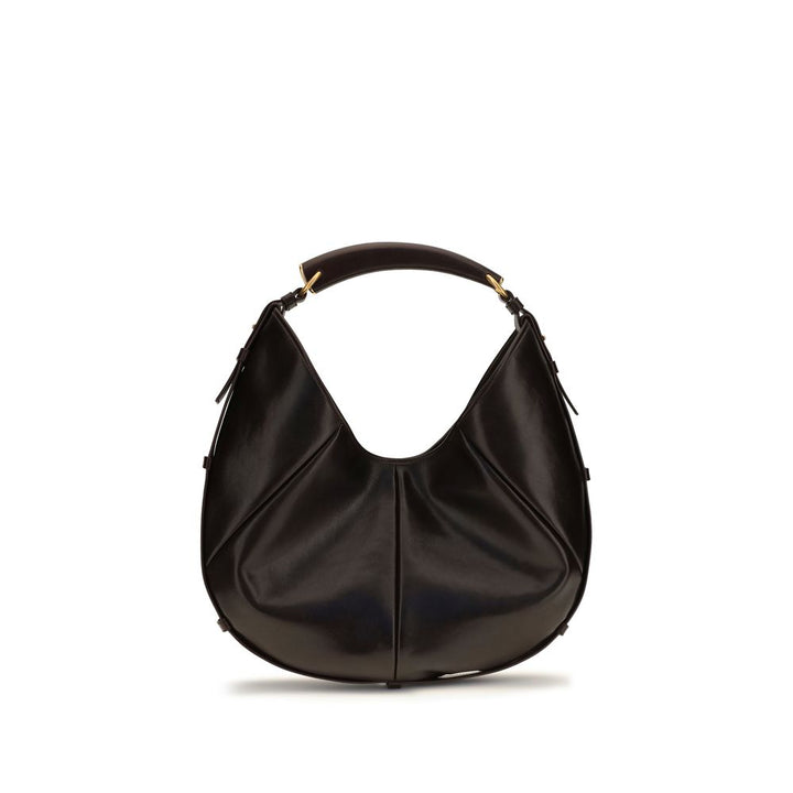 Brown Calf Leather Bos Taurus Shoulder Bag Saint Laurent