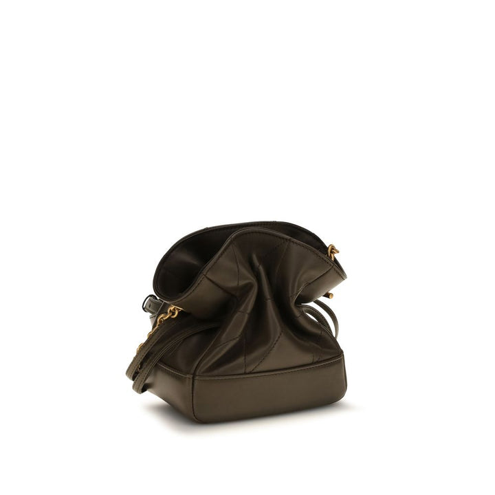 Bicolor Lamb Ovis Aries Aries Clutch Bag Saint Laurent