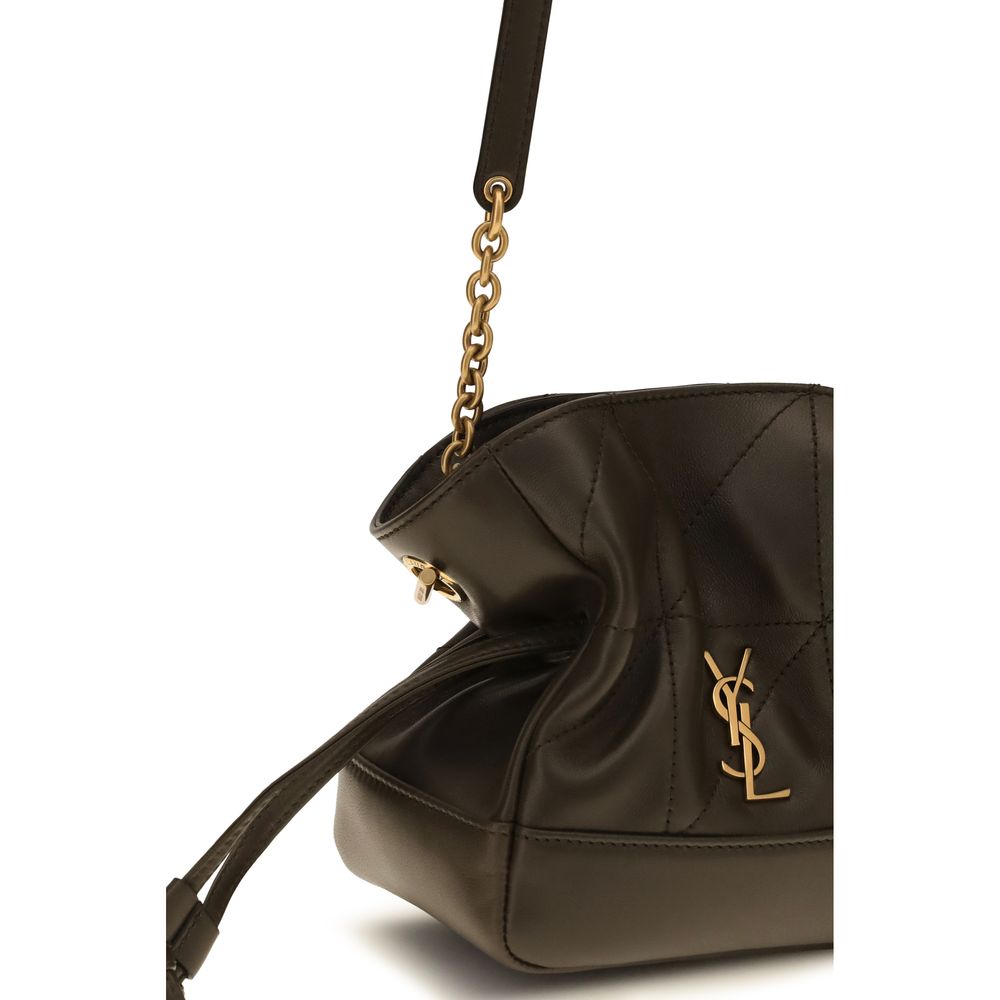 Bicolor Lamb Ovis Aries Aries Clutch Bag Saint Laurent