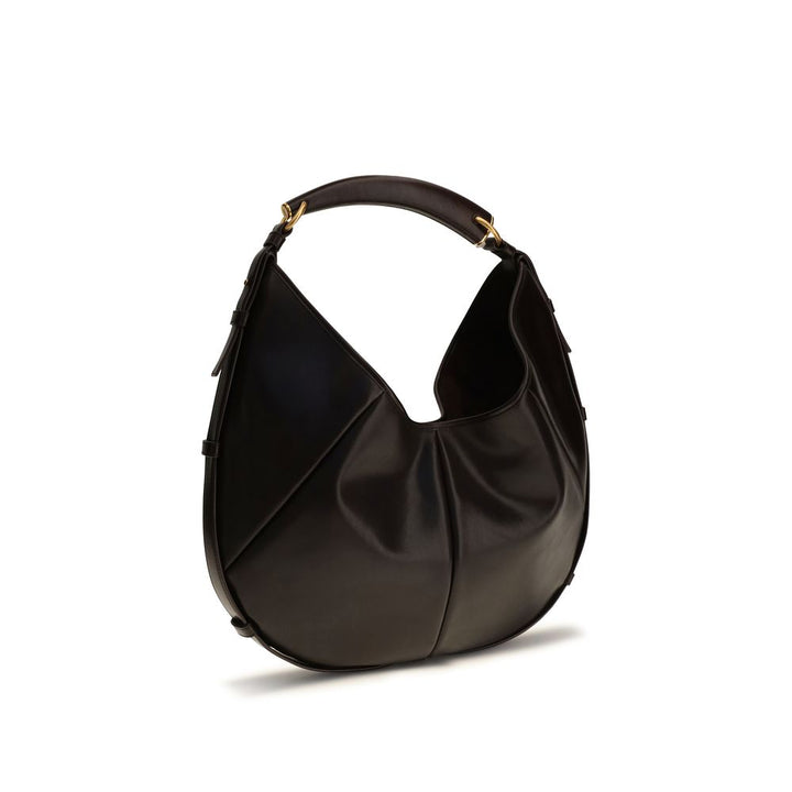 Brown Calf Leather Bos Taurus Shoulder Bag Saint Laurent