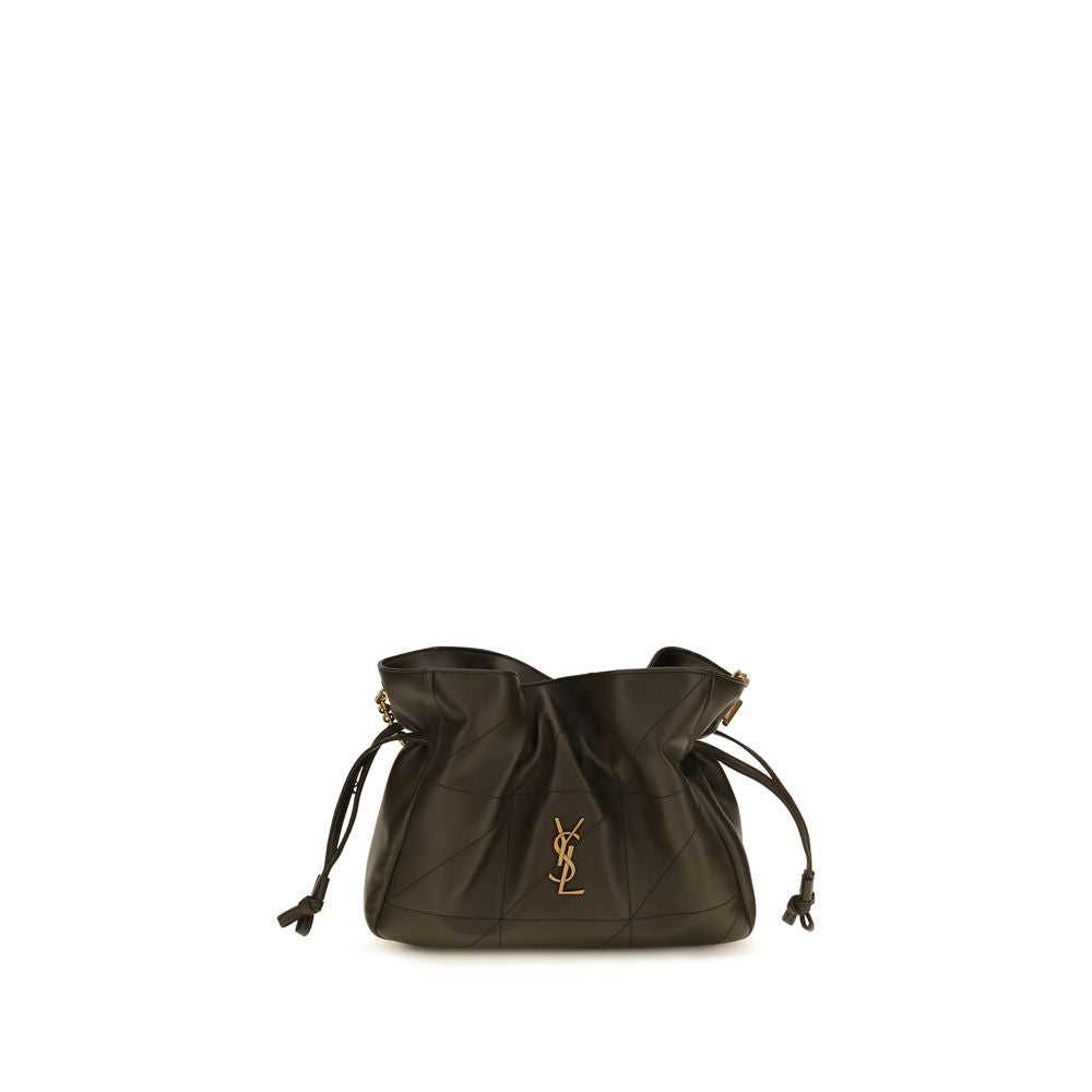 Bicolor Lamb Ovis Aries Aries Clutch Bag Saint Laurent