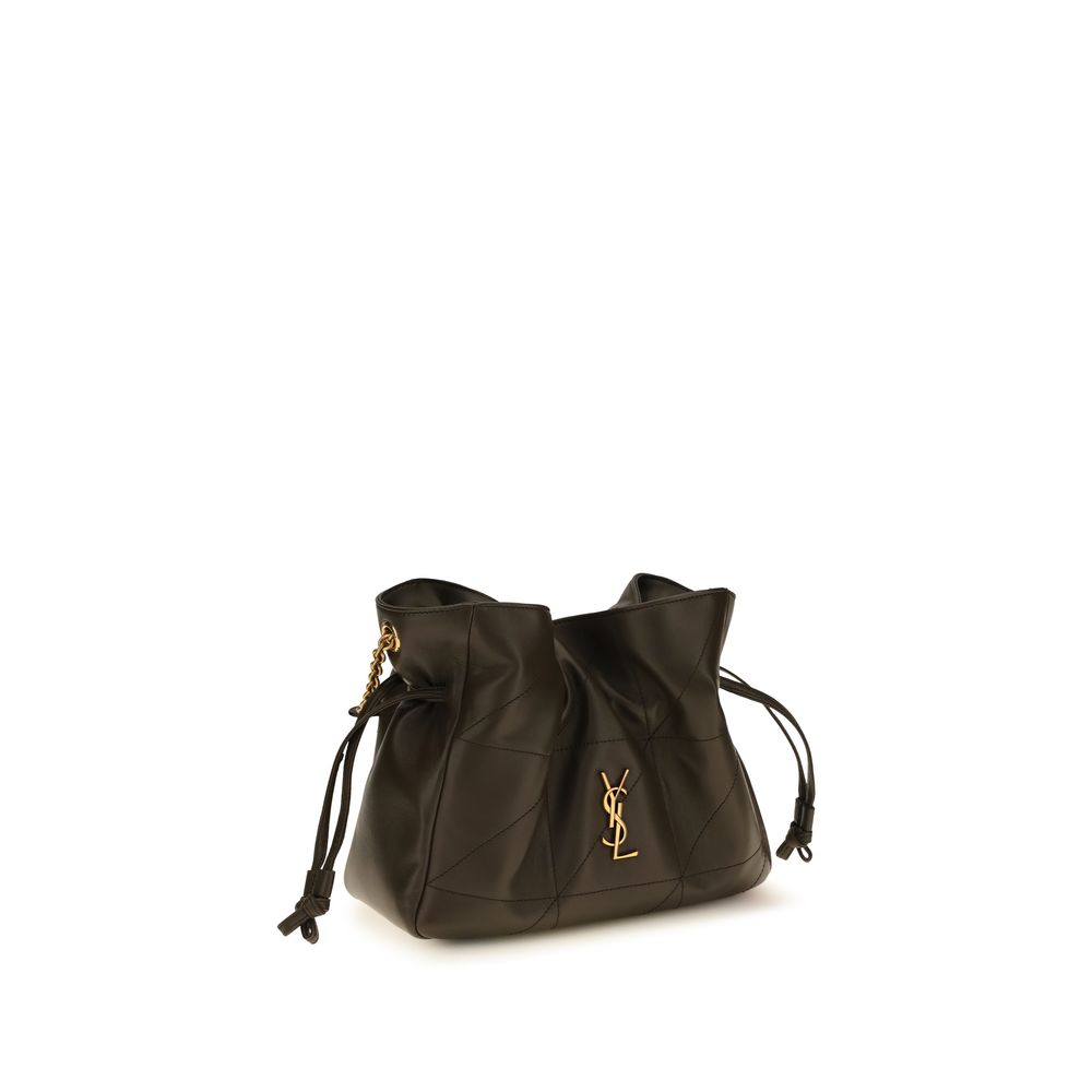 Bicolor Lamb Ovis Aries Aries Clutch Bag Saint Laurent